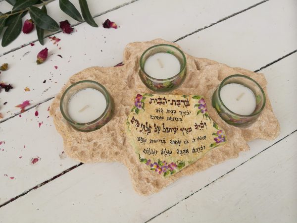 פמוטים לשבת 3 נרות